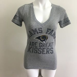 Victoria's Secret Pink St Louis Rams NFL T Shirt